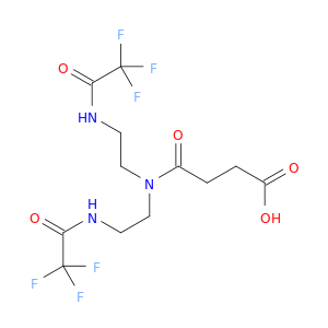 Butanoic acid, 4-[bis[2-[(trifluoroacetyl)amino]ethyl]amino]-4-oxo-