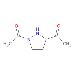 Ethanone, 1,1'-(4,5-dihydro-1H-pyrazole-2,5-diyl)bis-