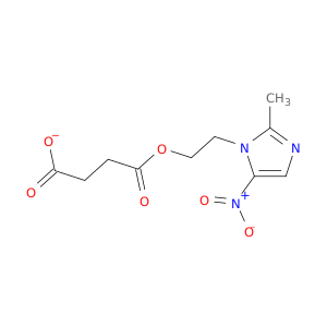 丁二烯酸,1-[2-(2-甲基-5-硝基-1H-咪唑-1-基)乙基]酯