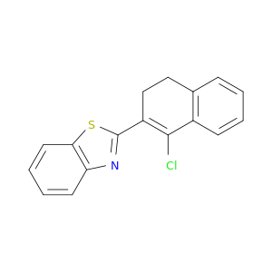 Benzothiazole, 2-(1-chloro-3,4-dihydro-2-naphthalenyl)-