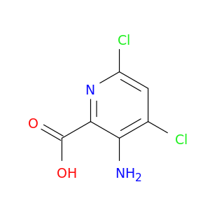 3-氨基-4,6-二氯-2-吡啶甲酸