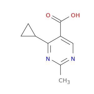 4-cyclopropyl-2-methylpyrimidine-5-carboxylic acid
