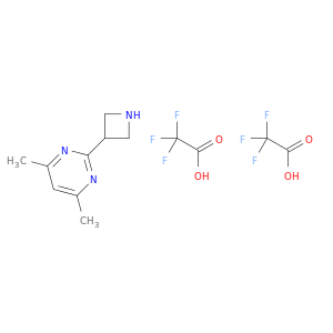 2-(Azetidin-3-yl)-4,6-dimethylpyrimidine; bis(trifluoroacetic acid)