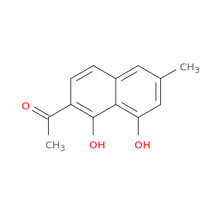 Ethanone, 1-(1,8-dihydroxy-6-methyl-2-naphthalenyl)-