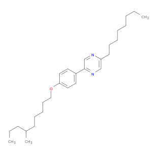 Pyrazine, 2-[4-[(6-methylnonyl)oxy]phenyl]-5-octyl-