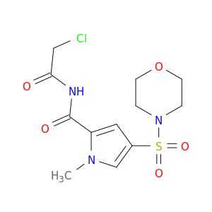 N-（氯乙酰基）-1-甲基-4-（吗啉-4-基磺酰基）-1H-吡咯-2-羧酰胺