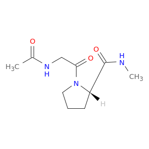L-Prolinamide, N-acetylglycyl-N-methyl-