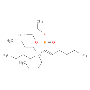 Phosphonic acid, [(1E)-1-(tributylstannyl)-1-hexenyl]-, diethyl ester