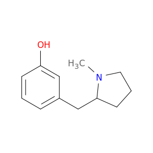 Phenol, 3-[(1-methyl-2-pyrrolidinyl)methyl]-