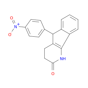 2H-Indeno[1,2-b]pyridin-2-one, 1,3,4,5-tetrahydro-5-(4-nitrophenyl)-