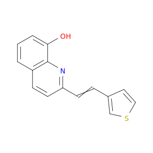 8-Quinolinol, 2-[2-(3-thienyl)ethenyl]-