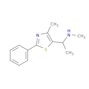 Methyl[1-(4-methyl-2-phenyl-1,3-thiazol-5-yl)ethyl]amine