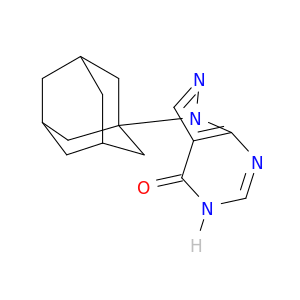 4H-Pyrazolo[3,4-d]pyrimidin-4-one,1,5-dihydro-1-tricyclo[3.3.1.13,7]dec-1-yl-