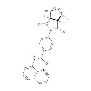 rel-4-((3aR,4R,7S,7aS)-1,3-二氧代-1,3,3a,4,7,7a-六氢-2H-4,7-甲桥异吲哚-2-基)-N-(喹啉-8-基)苯甲酰胺