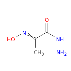 Propanoic acid, 2-(hydroxyimino)-, hydrazide