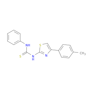 Thiourea, N-[4-(4-methylphenyl)-2-thiazolyl]-N'-phenyl-