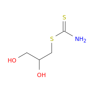 Carbamodithioic acid, 2,3-dihydroxypropyl ester