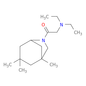 6-Azabicyclo[3.2.1]octane, 6-[(diethylamino)acetyl]-1,3,3-trimethyl-