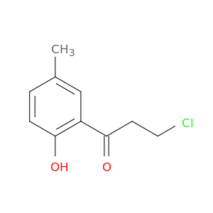 1-Propanone, 3-chloro-1-(2-hydroxy-5-methylphenyl)-