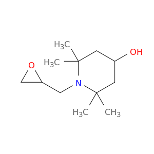 4-Piperidinol, 2,2,6,6-tetramethyl-1-(oxiranylmethyl)-