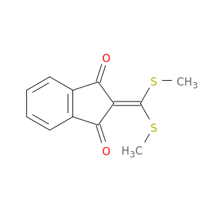 1H-Indene-1,3(2H)-dione, 2-[bis(methylthio)methylene]-
