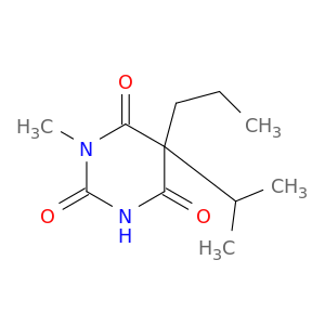 2,4,6(1H,3H,5H)-Pyrimidinetrione, 1-methyl-5-(1-methylethyl)-5-propyl-