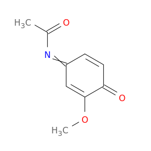Acetamide, N-(3-methoxy-4-oxo-2,5-cyclohexadien-1-ylidene)-