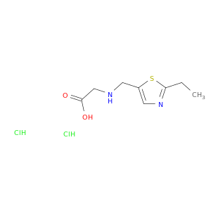 2-{[(2-ethyl-1,3-thiazol-5-yl)methyl]amino}acetic acid dihydrochloride
