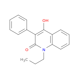 2(1H)-Quinolinone, 4-hydroxy-3-phenyl-1-propyl-