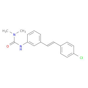 Urea,N'-[3-[2-(4-chlorophenyl)ethenyl]phenyl]-N,N-dimethyl-, (E)- (9CI)
