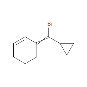 Cyclohexene, 3-(bromocyclopropylmethylene)-