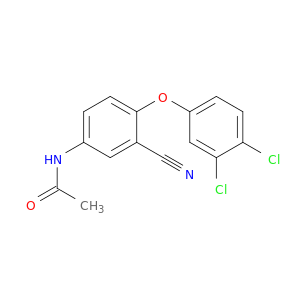 N-[3-CYANO-4-(3,4-DICHLOROPHENOXY)PHENYL]-ACETAMIDE