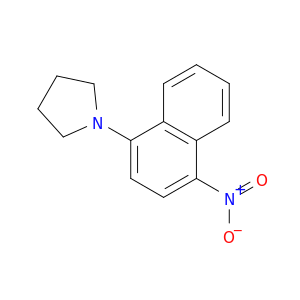 Pyrrolidine, 1-(4-nitro-1-naphthalenyl)-