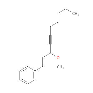 Benzene, (3-methoxy-4-decynyl)-