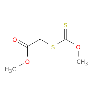 Acetic acid, [(methoxythioxomethyl)thio]-, methyl ester