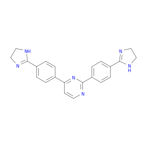 Pyrimidine,2,4-bis[4-(4,5-dihydro-1H-imidazol-2-yl)phenyl]-