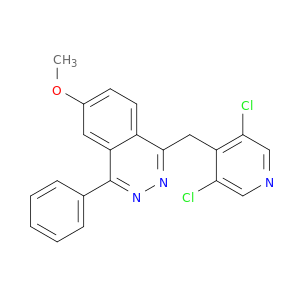 Phthalazine, 1-[(3,5-dichloro-4-pyridinyl)methyl]-6-methoxy-4-phenyl-
