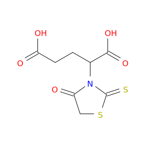 Pentanedioic acid, 2-(4-oxo-2-thioxo-3-thiazolidinyl)-