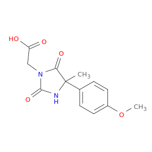 2-(4-(4-Methoxyphenyl)-4-methyl-2,5-dioxoimidazolidin-1-yl)acetic acid