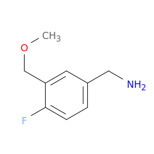 [4-Fluoro-3-(methoxymethyl)phenyl]methanamine