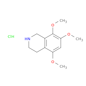 Isoquinoline, 1,2,3,4-tetrahydro-5,7,8-trimethoxy-, hydrochloride