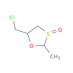 1,3-Oxathiolane, 5-(chloromethyl)-2-methyl-, 3-oxide