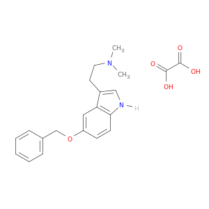 dimethyl-[2-(5-phenylmethoxy-1H-indol-3-yl)ethyl]azanium; 2-hydroxy-2-oxo-acetate