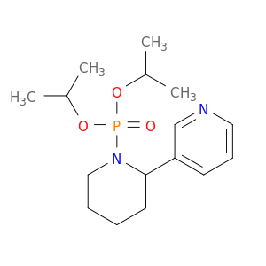 Phosphonic acid, [2-(3-pyridinyl)-1-piperidinyl]-, bis(1-methylethyl) ester