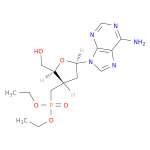 Adenosine, 2',3'-dideoxy-3'-[(diethoxyphosphinyl)methyl]-