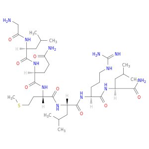 L-Leucinamide, glycyl-L-leucyl-L-glutaminyl-L-methionyl-L-leucyl-L-arginyl-