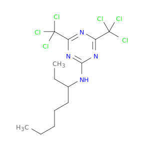 1,3,5-Triazin-2-amine,N-(1-ethylhexyl)-4,6-bis(trichloromethyl)-