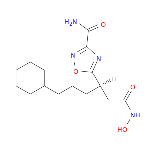 5-[(1R)-4-环己基-1-[2-(羟基氨基)-2-氧代乙基]丁基]-1,2,4-恶二唑-3-甲酰胺