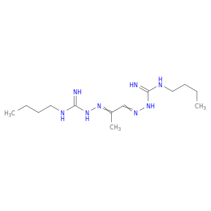 Methylglyoxal bis(butylamidinohydrazone)