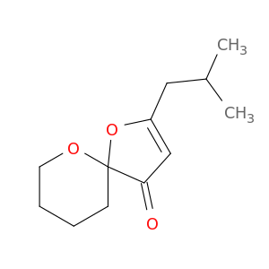 1,6-Dioxaspiro[4.5]dec-2-en-4-one, 2-(2-methylpropyl)-